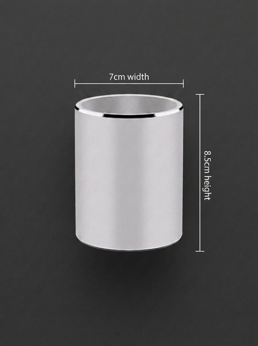 Solid Aluminum Pen Holder | Heavyweight Desk Organization