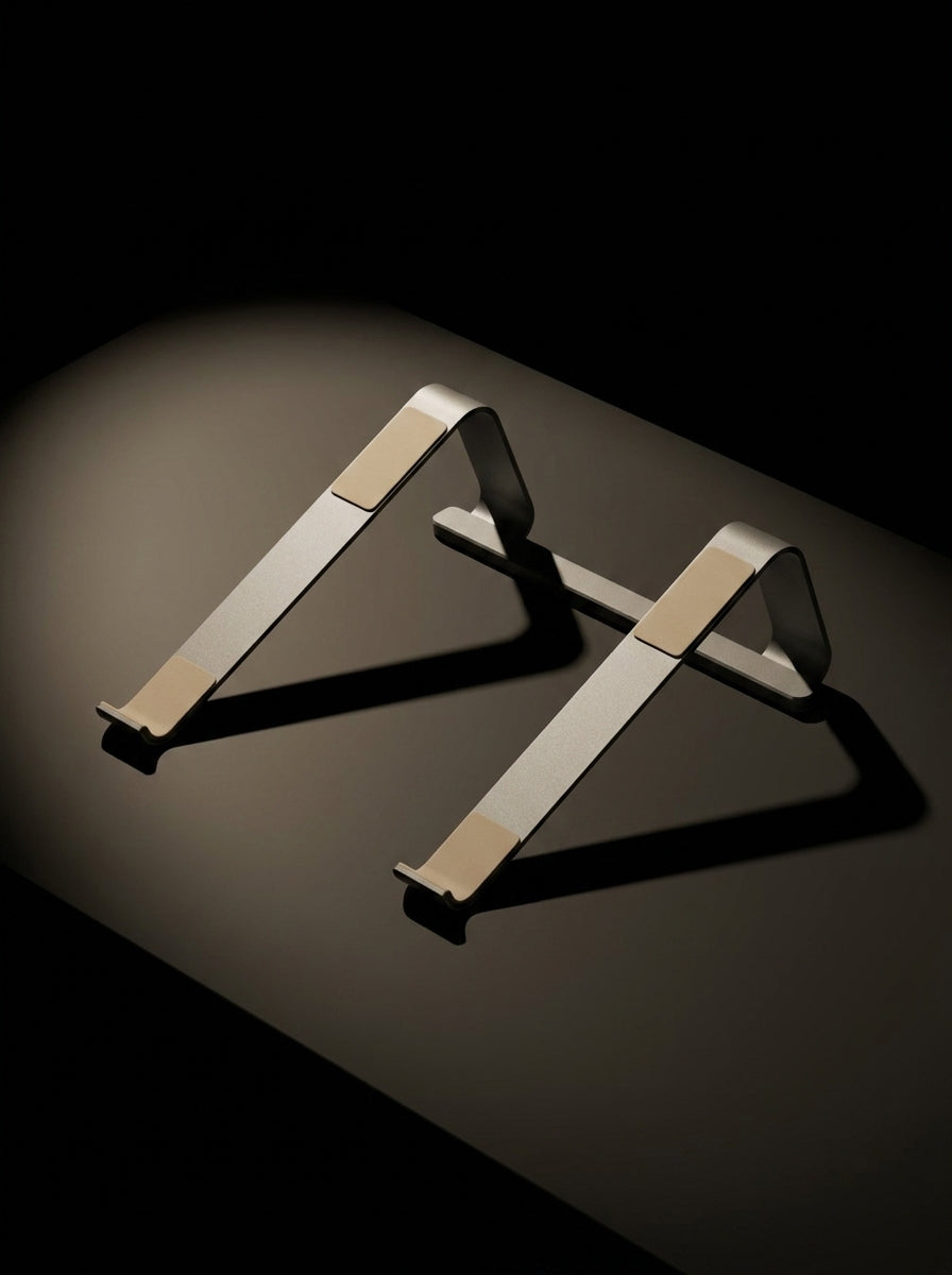 Solid Aluminum Laptop Stand | Ergonomic Desk Organizer