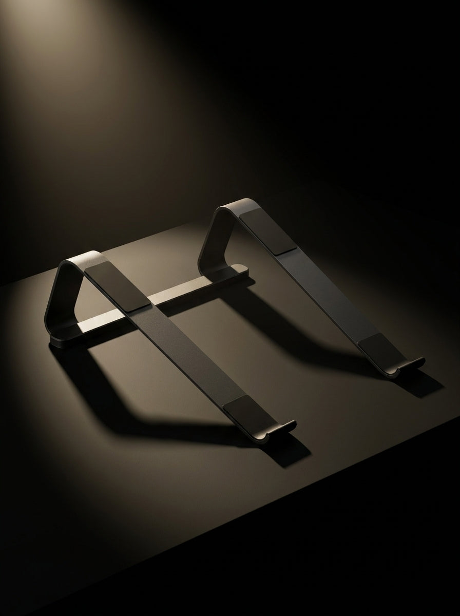 Solid Aluminum Laptop Stand | Ergonomic Desk Organizer