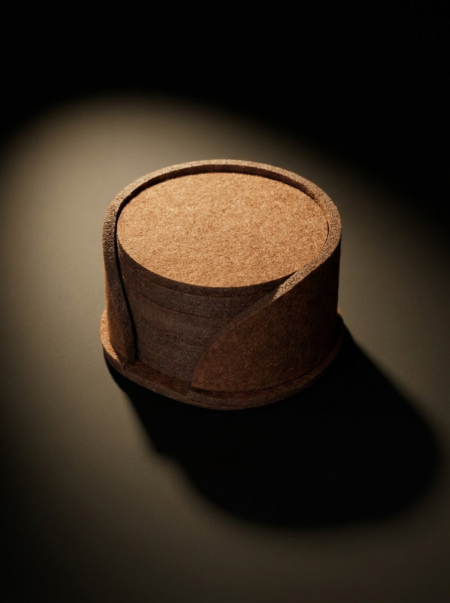 Heavyweight Felt Coaster Set | Desk Surface Protection