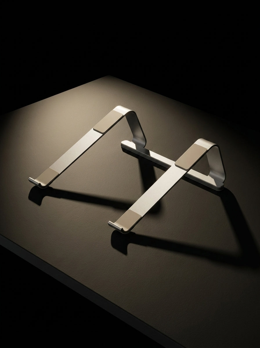 Solid Aluminum Laptop Stand | Ergonomic Desk Organizer